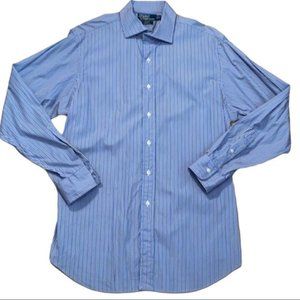 Ralph Lauren men’s button up shirt blue 16 1/2